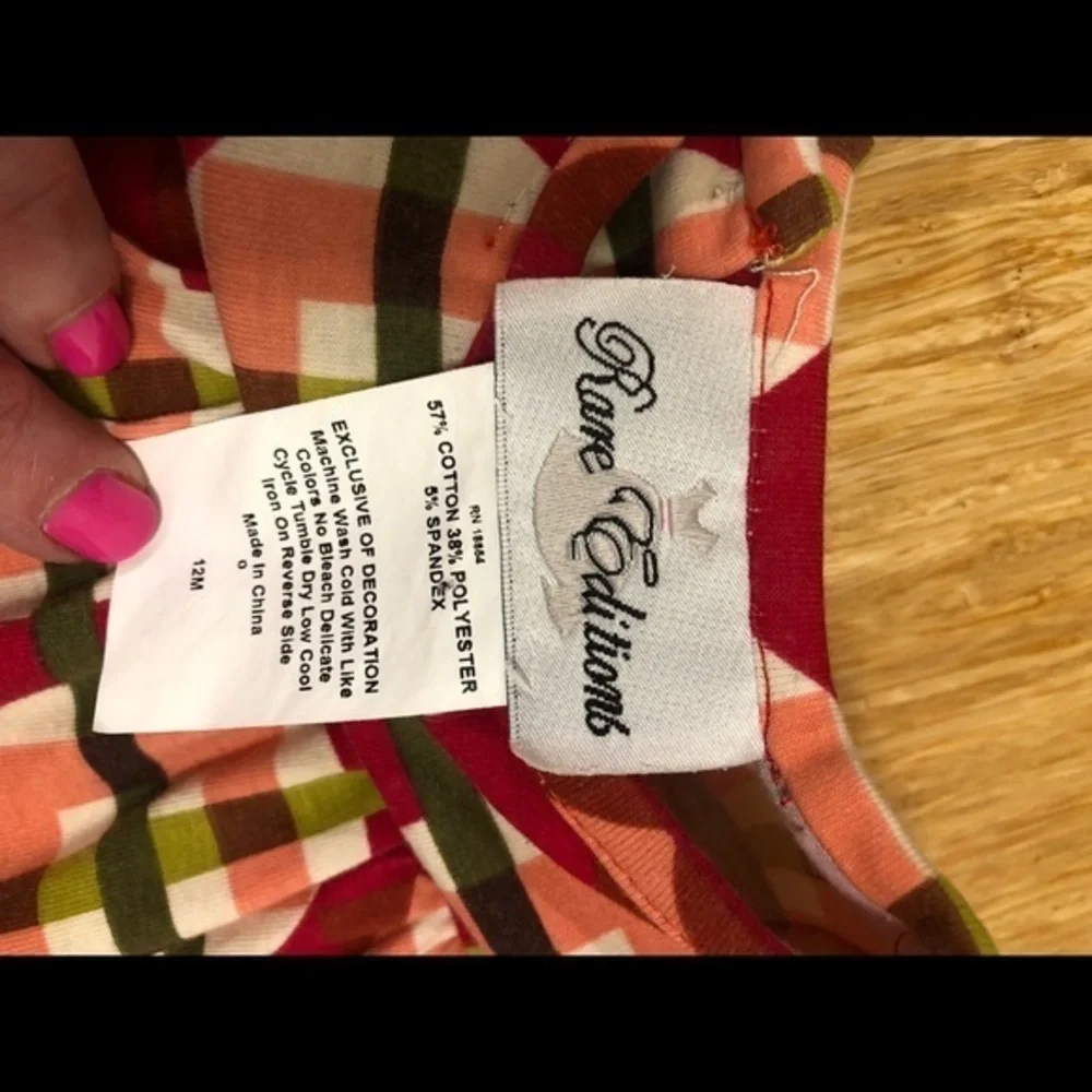 Rare Editions Fall Dress Sz‎ 12 M. Beautiful fall colors! Soft cotton.